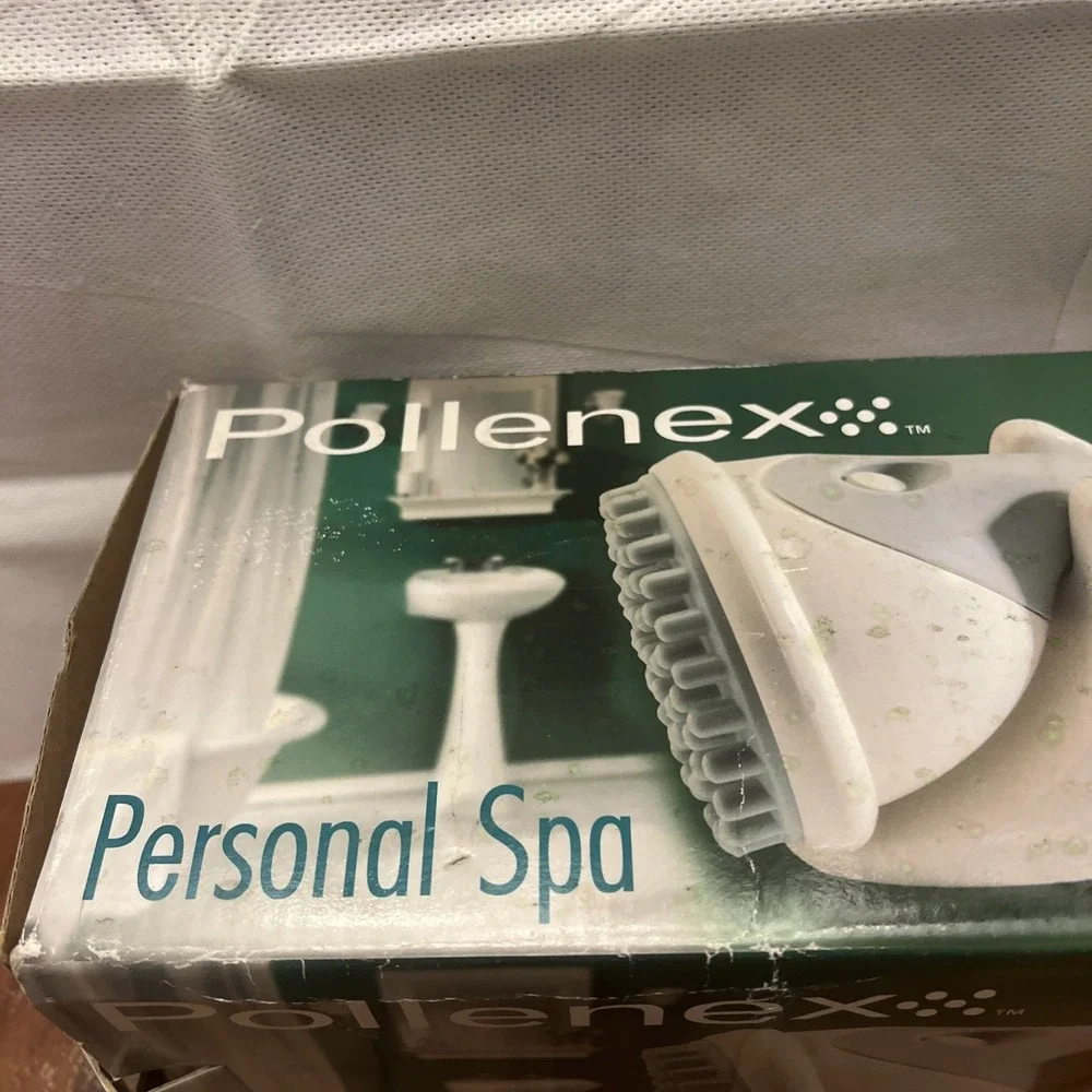 Pollenex S5740 Personal Spa Cordless Massager 3 Attachments